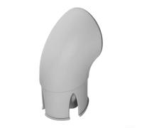 Besshepplo Buse d'entrée d'eau rotative de 38 mm en plastique pour piscine Intex avec cadre en acier, design réglable à 360 degrés pour une circulation efficace de l'eau et de la température