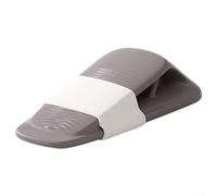 Besshepplo Butée de porte rétractable en caoutchouc antidérapant et coupe-vent compatible avec tous les types de sols, y compris les carreaux de bois, les tapis en vinyle, support robuste pour les