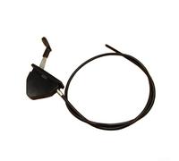 Besshepplo Câble d'accélérateur pour Toro Part 121-0769 pour tondeuses à gazon Timecutter - Fil de contrôle d'étranglement de rechange pour Exmark Drive Series - Plastique noir - Facile à installer