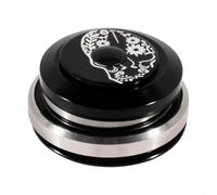 Besshepplo Casque de vélo à double roulement en alliage d'aluminium pour VTT et vélos de route - Roulements à cartouche externes coniques - Couvercle de fourche avant (41,8/42-52 mm)