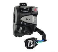 Besshepplo Commutateur de guidon gauche pour moto Click150 - En plastique ABS - Métal - Noir - Pièce de rechange