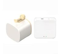 Besshepplo Contrôleur de robot intelligent avec batterie 500 mAh, chargement USB, résistant à la température, compatible avec et pour les systèmes Tuya Smart Home (jaune)