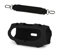 Besshepplo Coque de protection en silicone pour haut-parleur JBL 4, résistant aux chocs et à la poussière, avec bandoulière, design personnalisé pour l'extérieur, les voyages, les fêtes, matériau