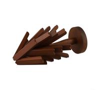 Besshepplo Dessous de plat et dessous de verre en bois en forme d'arbre résistant à la chaleur pour plats chauds, casseroles et poêles, protections de table décoratives pour cuisine, gain de place