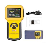 Besshepplo Détecteur de rayonnement nu ire avec capteur amélioré pour rayons X gamma bêta, écran LCD de 6,3 cm, système d'alarme intelligent, batterie rechargeable 1100 mAh, dosimètre personnel