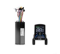Besshepplo E-bike S-100 Tableau de bord et kit de contrôleur d'onde sinusoïdale à trois modes 250 W-2000 W 17 A-40 A pour vélo électrique et scooter 24 V 36 V 48 V avec écran LCD Boîtier en alliage
