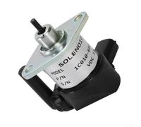 Besshepplo Électrovanne d'arrêt de carburant 12 V Construction métallique pour Kubota M105X M105S M9000 M6800 M8540 M9540 M8200 M95S M95X M96 V3300 V3600 Modèles de moteur Remplace la pièce