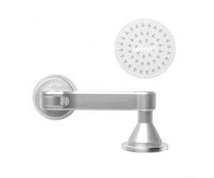 Besshepplo Espresso Puck Screen Holder with Magnetic Base and Adjustable Angle for Coffee Screens 51MM 53MM 58MM Designed to Minimize Temperature Loss(Silvery 51MM)