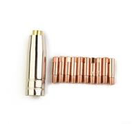 Besshepplo Essential 12pcs Nozzle Kit for MB15AK Welding Torch Features 0 9mm M6 Inserts