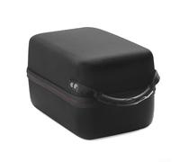 Besshepplo Étui de rangement rigide en EVA pour HomePod 2 - Résistant aux chocs - Avec doublure en velours et poignée de transport - Boîte de voyage pour haut-parleur intelligent - Noir - 26 x 16 x 15