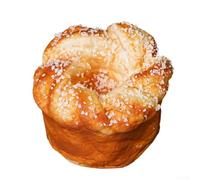 Besshepplo Faux pain à l'avoine - Réplique de pain artificiel pour photographes et décorateurs d'intérieur (C)