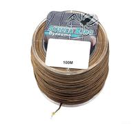 Besshepplo Fil de pêche 8 brins en acier polyéthylène solide pour bateau d'eau salée, récif, plage, ruisseau, pêche, jaune, 10 m, 100 m (100 m)