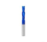 Besshepplo Fraise à défoncer à tige droite en carbure de tungstène 6,35 mm et lame de 3 mm à double bord en alliage CNC pour rainurer de précision le bois dur, le liège et les planches artificielles