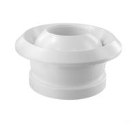 Besshepplo Grille d'aération réglable en ABS - Buse sphérique circulaire blanche de 200 mm pour station d'aéroport - Réduction du bruit - Installation facile - Système de valve de sortie décorative