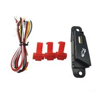 Besshepplo Interrupteur de commande de coffre avec interface de charge USB pour Chevrolet pour Cruze LHD 9 V-16 V entrée 5 V-5,3 V sortie 3 A Support de charge Bouton de coffre