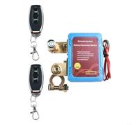 Besshepplo Interrupteur de déconnexion de batterie à distance 12 V 240 A - Arrêt automatique avec fonction de relais de mémoire - Protection contre les fuites et la basse tension - Bleu