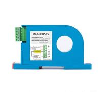 Besshepplo Interrupteur de détection de courant continu 0 à 50 A 0 à 100 A Détection électromagnétique inductive Capteur d'ampère CC monté sur rail DIN avec indicateur de seuil de retard réglable