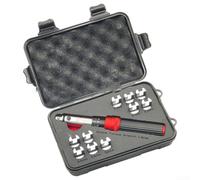Besshepplo Jeu de clés dynamométriques réglables pour rayons de moto pour un entretien précis des rayons avec plusieurs tailles de têtes et étui de transport pour le rangement et la portabilité