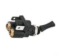 Besshepplo K2953621 Interrupteur à palette de soupape électrique pneumatique en ABS noir pour Peterbilt et camions Spécifications OEM Remplacement direct robuste pour vibrations, poussière, humidité