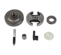 Besshepplo Kit de pignon de tambour d'embrayage pour tronçonneuse 340 345 346XP 350 353 avec jante 8 dents 8 dents de rechange en acier