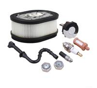 Besshepplo Kit de réglage de filtre à air pour tronçonneuse MS441 MS461 avec bouchon de carburant, filtre à huile et écrous de barre de rechange 1125 007 1021
