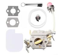 Besshepplo Kit de remplacement de carburateur de tronçonneuse avec filtre à air Spark - Apprêts - Ampoule - Ligne de carburant pour tronçonneuse Poulans PR4218 PL3314 PL3816 PR4016 PD4218 PD4016