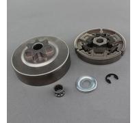 Besshepplo Kit de roulement de pignon de tambour d'embrayage pour tronçonneuse MS390 029 039 MS310 MS290 3/8" 7 dents de rechange avec embrayage et rondelle facile à installer haute performance pour