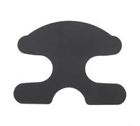 Besshepplo Lot de 10 coussinets de talon coupables en EVA absorbant les chocs avec dos solide pour femmes, hommes, adultes, étudiants, athlètes, noir