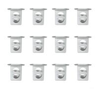 Besshepplo Lot de 12 cubes de plantation en plastique compatibles avec les pots de culture Gardyn System pour démarrer l'intérieur du jardin - Plateaux de culture du sol - Blanc - 5 cm x 3,2 cm x 4,5