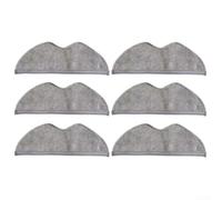 Besshepplo Lot de 2 serpillères lavables en microfibre pour aspirateur robot Xiaomi E5 - Tampons de nettoyage réutilisables - Piège à poussière doux pour sols stratifiés - Maison avec animaux
