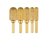 Besshepplo Lot de 2 têtes de meulage diamant avec tige de 6 mm, 8 embouts rotatifs de 20 mm pour gravure sur métal, polissage, acier inoxydable, fonte, pierre, fabrication de bijoux, loisirs créatifs