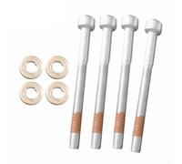 Besshepplo Lot de 4 boulons et Joints d'injecteur pour Mercedes Sprinter, Vito, Vaneo avec OEM A6119900122 A0009902907 A0039904012 pour différents Moteurs Diesel