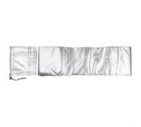 Besshepplo Manchon d'isolation portable pour tuyaux d'échappement de 12,7 cm et 15,9 cm de diamètre, bouclier thermique triple couche amélioré avec mousse d'aluminium et tissu polyester, installation