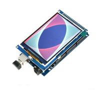 Besshepplo Module d'affichage TFT LCD 3,5" 480 x 320 IPS écran tactile interface parallèle 5 V 3,3 V compatible avec et Pi avec I2C et fente pour carte pour bricolage Electro