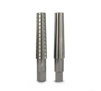 Besshepplo MT1 MT2 MT3 MT4 MT5 Ensemble d'alésoir conique pour ébauche et finition H8 Alliage d'acier à outils 9SiCr pour aluminium, fonte et cuivre (ensemble MT4)