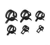 Besshepplo Multi Size Spring Band Fuel Silicone Vacuum Hose Pipe Clamp Kit 72 Pieces Designed for Secure Clamping of Automotive Fuel Lines, Air Hoses, and Silicone Hoses