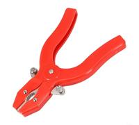 Besshepplo Pince crocodile électrique 200 A pour test de courant élevé J60067 3000 V gaine ABS cuivre plaqué nickel 24 dents queue soudable Noir/rouge (rouge)