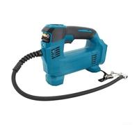 Besshepplo Pompe à air portable lithium-ion avec fonction d'arrêt automatique pour batterie 18 V - Gonflage rapide des pneus de voiture et équipements de sport - Construction en métal et plastique