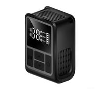 Besshepplo Pompe à vélo électrique compacte et légère avec affichage numérique haute pression - Gonflage rapide de la pression des pneus - Pour motos, vélos, équipements de sport - 130 PSI - Noir