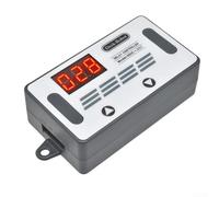 Besshepplo Relais temporisé double MOS DC 5 V-30 V avec affichage numérique LED, déclencheur haut niveau, capacité de charge 15 A 400 W, pour pompe à moteur, électrovanne, contrôle de bande lumineuse