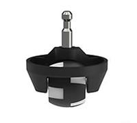 Besshepplo Roue de roue avant pour aspirateur robot Bob Pro - Manœuvrabilité lisse - Construction en plastique robuste - Installation facile - Couleur noire