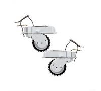 Besshepplo Roues de rechange pour aspirateur robot Xiaomi XMSTJQR2S STYTJ02YM 3C 2S S10 B106GL T12 roue de soutien avant arrière silencieuse facile installer robot nettoyeur accessoire