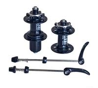 Besshepplo Roulements de vélo scellés avant 2 et arrière 4 roulements en alliage d'aluminium léger 28 ou 32 trous de rayons 6 boulons Interface de frein à disque pour cassette HG 11 ou 12 vitesses