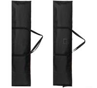 Besshepplo Sac de snowboard de grande capacité de 167 cm réglable avec dessus enroulable - Sac à dos de transport en PVC 600D avec bretelles pour sports d'hiver - Noir