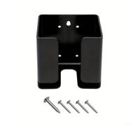 Besshepplo Support de chargeur mural en acier pour véhicule électrique intérieur ou extérieur Design économie d'espace Noir 1 pièce