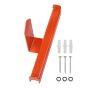 Besshepplo Support mural pour souffleur de feuilles de sac à dos pour BG50 BG56 BG66 BG86 Organiseur d'outils de jardin en acier robuste avec revêtement orange pour tronçonneuses et pulvérisateurs