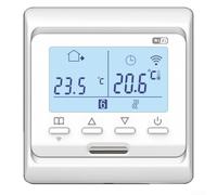 Besshepplo Thermostat programmable LCD pour systèmes de chauffage au sol et à eau avec affichage de précision 0. Précision de contrôle IP20 Boîtier de protection blanc 86 x 86 x 40 mm (WIFI Water3A)