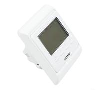 Besshepplo Thermostat programmable LCD pour systèmes de chauffage au sol et à eau avec affichage de précision 0. Précision de contrôle IP20 Boîtier de protection blanc 86 x 86 x 40 mm (WIFI
