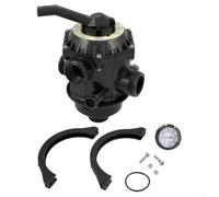 Besshepplo Vanne multiport de rechange pour Pentair 262506 : vanne de filtre à sable à 6 voies avec design de style de serrage pour systèmes de piscine et spa