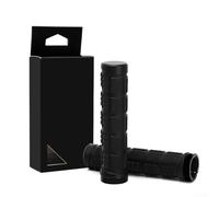 Besshepplo Waterproof Lock on Bike Grips with Rubber and Aluminum Lock Ring Lightweight Design for MTB Bicycle Handlebars Compatible with 22 2mm Bars (Black)